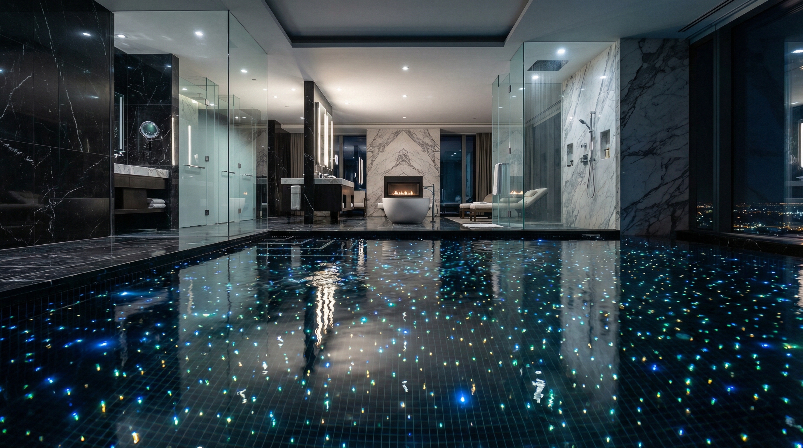 Wellness pool atmosphere